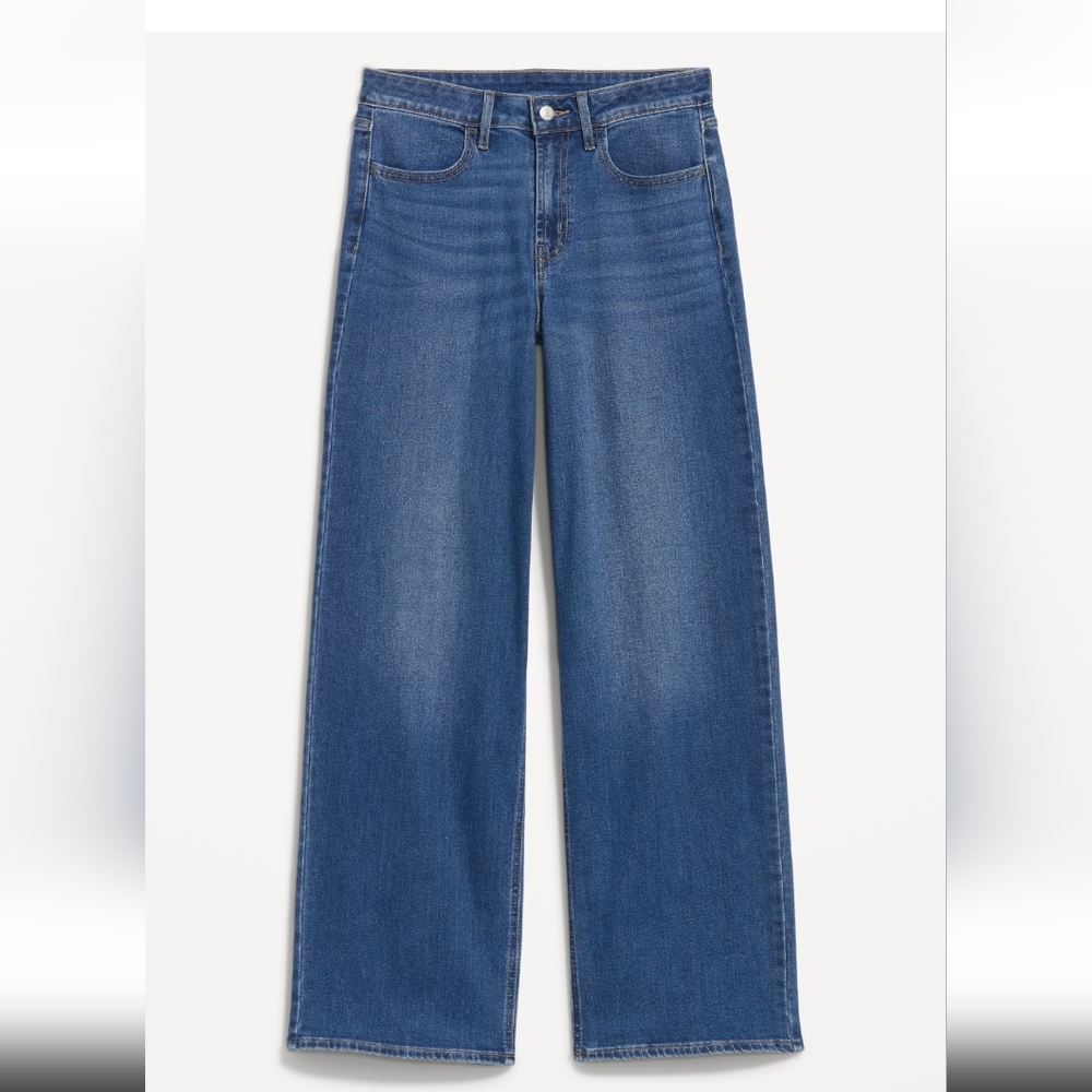 High waist wide leg jeans NWOT